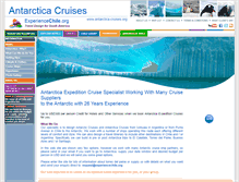 Tablet Screenshot of antarctica-cruises.org